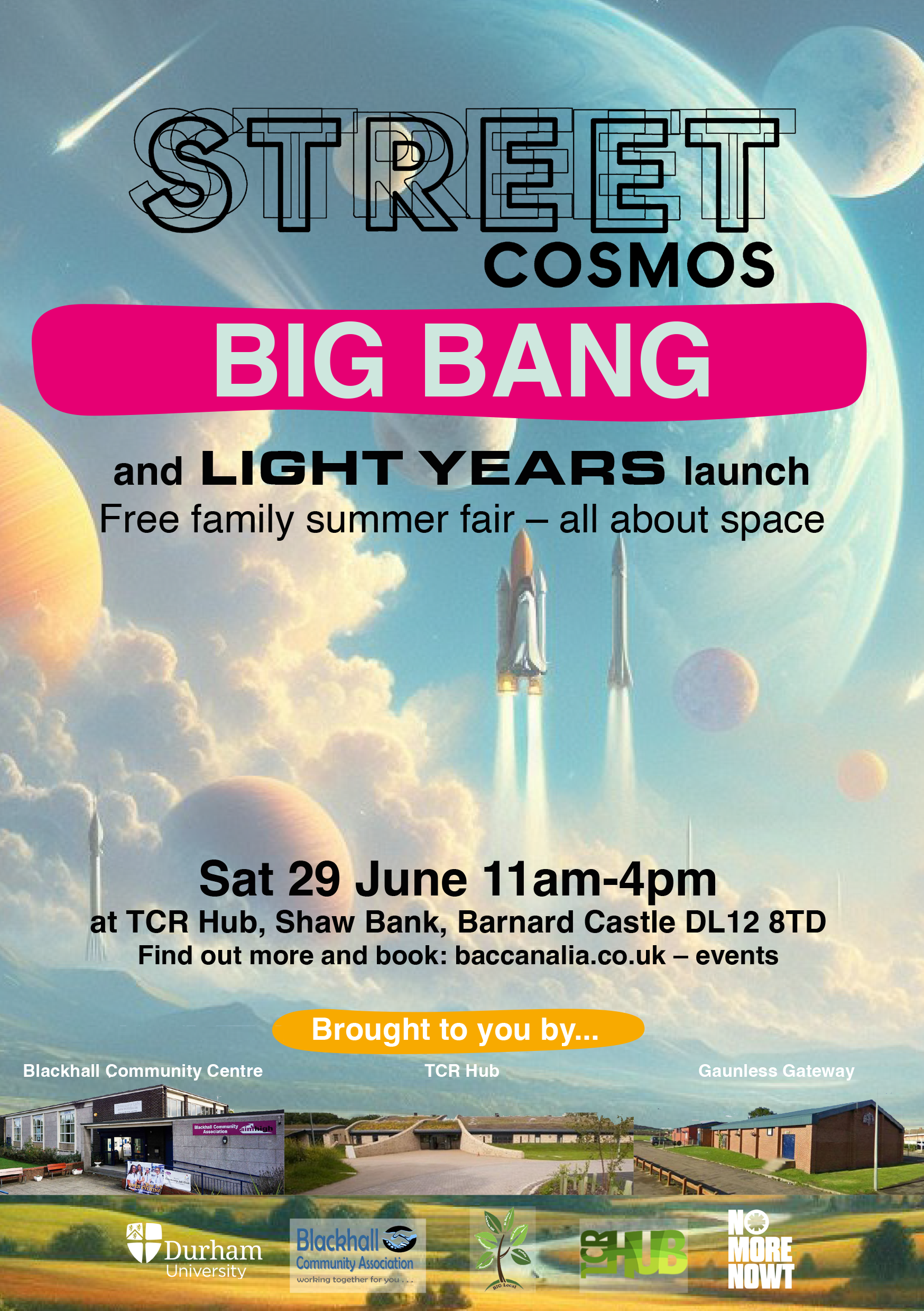 Street Cosmos BIG BANG! Free family summer festival